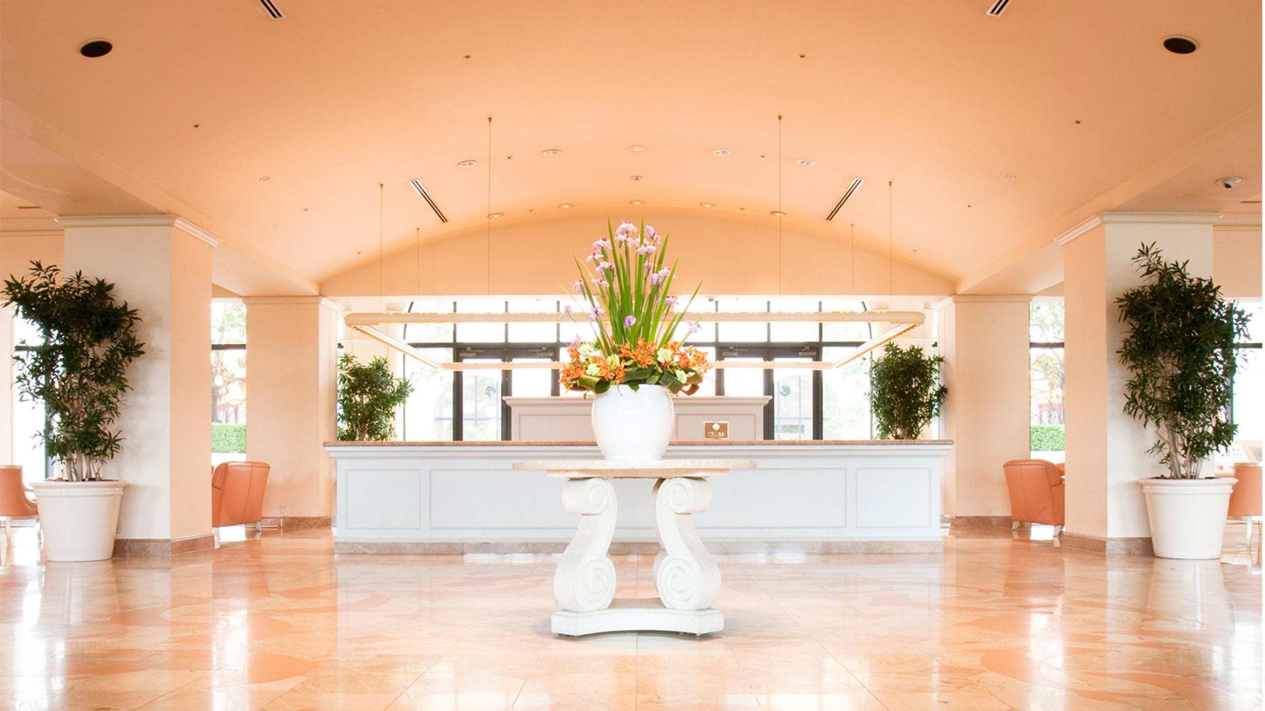 Hotel Okura Tokyo Bay Urayasu Exterior foto The lobby of the Center for the Arts, Black Mountain